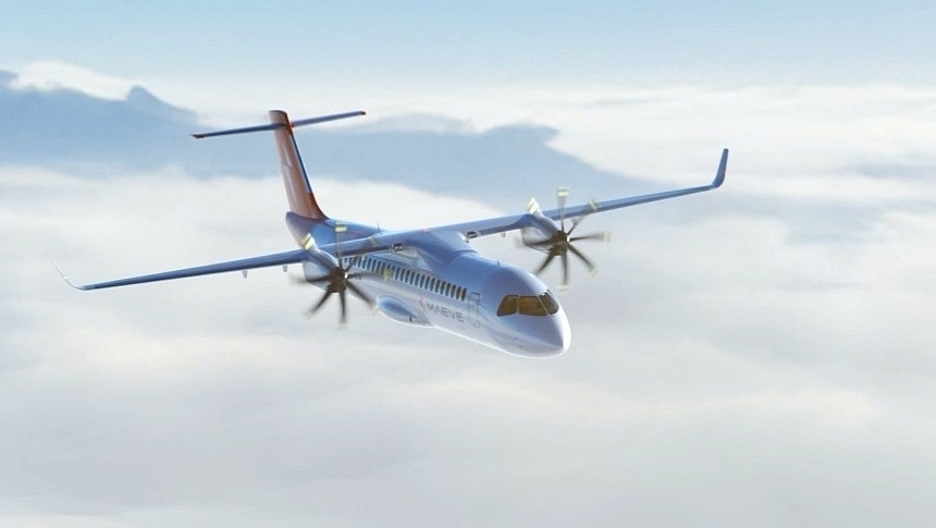 The Maeve M80 is an 80-seat hybrid-electric airliner