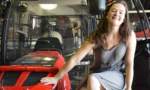 Dutch Woman Leaves into a Journey to the South Pole with a Tractor