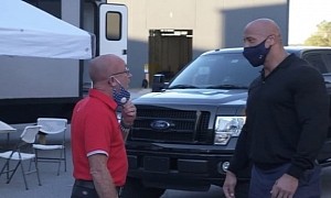 Dwayne Johnson Gives Former Manager a Ford F-150, Cue the Man Tears