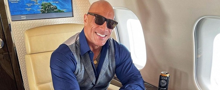 The Rock and Private Jets