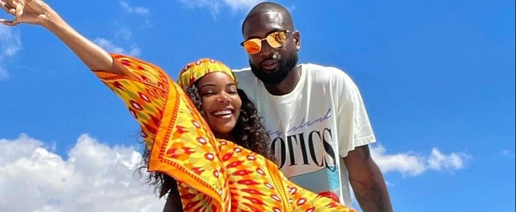 Dwyane Wade and Gabrielle Union on Yacht