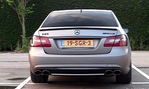 E 63 AMG With C 63 AMG Exhaust From iPE Sounds Nasty