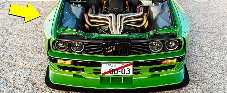 E30 BMW 3 Series "Gladiator Hulk" Has LTO Widebody Kit, LS V8 and Insane Headers