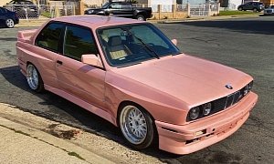 E30 BMW "M3" Pink Panther Is One Cool Ride