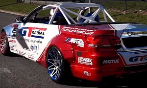 E93 BMW M3 Convertible Drift Car Loses Its German V8 for a Supercharged LSX