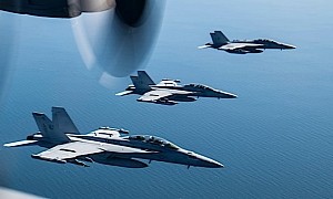 EA-18G Growlers Make Rare Group Appearance as the Ultimate Jamming Platforms