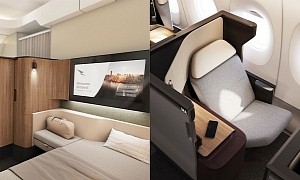 Each Qantas Airbus A350-1000 Will Have Luxury Private Suites, And They’re Amazing
