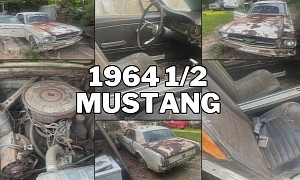 Early 1964 1/2 Mustang Left To Rot on Private Property Looks Bad, Sad, and Rad