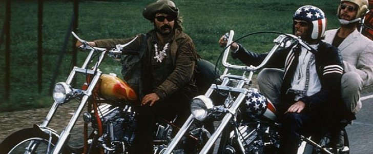 Peter Fonda as Wyatt on Captain America in the Easy Rider movie