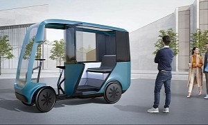 EAV Taxi, a Pedal-Assisted Quadracycle That Will Replace Cars in Crowded Cities