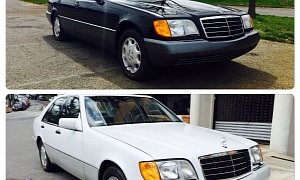 eBay Find: Two Mercedes-Benz W140 S-Class with Delivery Mileage Pop Up for Sale
