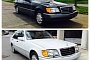 eBay Find: Two Mercedes-Benz W140 S-Class with Delivery Mileage Pop Up for Sale