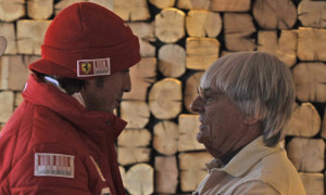 Ecclestone Charmed by Button, Alonso
