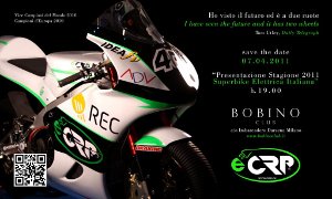 eCRP 1.4 Electric Racebike to Be Officially Unveiled in Milan this April