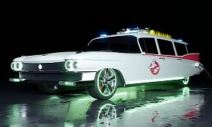 Ecto-1 Imagined Electric Ghostbuster Machine Reminds Us the Movie Is Months Away