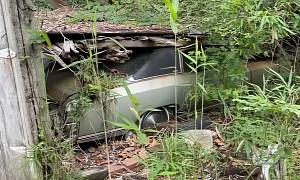 Eerie Farm House Has Been Abandoned for Decades, Chevy Monte Carlo Stuck in the Barn