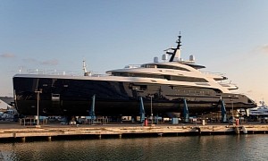 Egyptian Billionaire’s Brand-New $75M Yacht Flaunts Its Stunning Dark Blue Silhouette