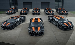 Eight Bugatti Chiron Super Sport 300+ Hypercars Get Together in Stunning $33M Display