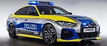 Eins, Zwei, Not-a-Polizei: BMW i4 Cop Car Is a Demo, Police Cruiser at Heart