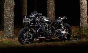 El Solitario’s 148-HP Yamaha XJR1300 “Big Bad Wolf” Hunts the Yard Built Podium