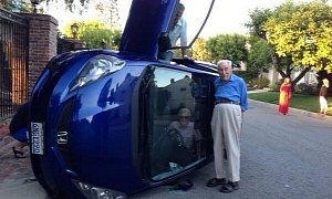 Elderly Couple Flips Honda in Bel Air, Takes Cute Selfie