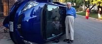 Elderly Couple Flips Honda in Bel Air, Takes Cute Selfie