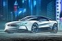 2050 Ford Mustang EV Imagined With Mach-E Face, Proper 2-Door Fastback Body