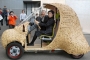 Electric Bamboo Car Runs 30 Miles per Charge
