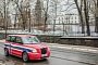 Electric Black Cab Turns Red, White and Blue for Norway