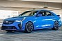 Electric Blue 2022 Cadillac CT4-V Blackwing Is Barely Driven and Highly Seductive