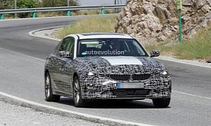 Electric BMW 3 Series Prototype Spied Testing in Europe, is Going After Tesla