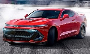 Electric Cars Just Wanna Have Fun: Chevy Camaro Burns Some CGI Rubber