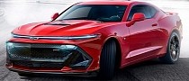 Electric Cars Just Wanna Have Fun: Chevy Camaro Burns Some CGI Rubber