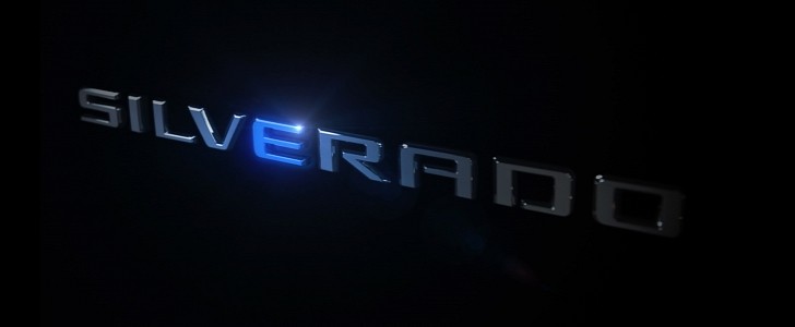 Electric Chevrolet Silverado teaser