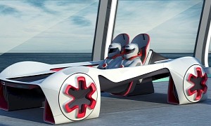 Electric EXP 4 Rendering Shows Us What an Autonomous Supercar Should Look Like