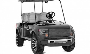 Electric Ford F-150 SVT Raptor Hitting the... Golf Course