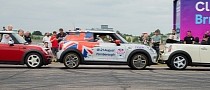 Electric MINI Cooper Sets Two Guinness World Records for Tightest Parallel Park