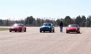 Electric MINI Drag Races Toyota GR86 and Mazda MX-5, the Underdog Wins