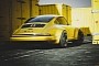 Electric Porsche 911 Rendered With 930 Influences