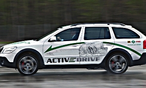 Electric Skoda Octavia Scout 4WD with 285 HP