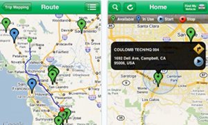 Electric Vehicle Charging Stations iPhone App Developed by Coulomb