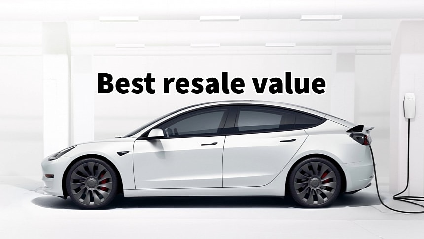 Tesla Model 3 has the best resale value after five years