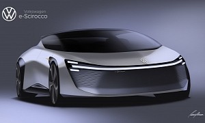 Electric Volkswagen Scirocco Rendering Is the EV Everyone Expects from VW