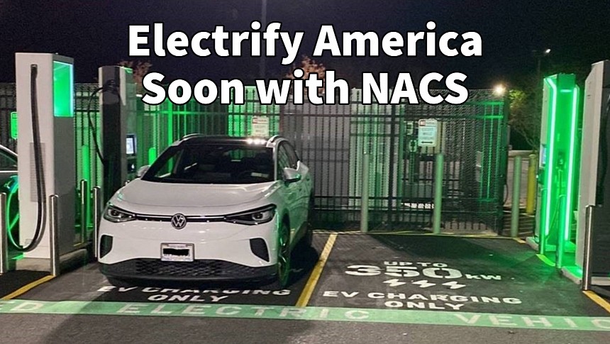 Electrify America finally announced NACS support