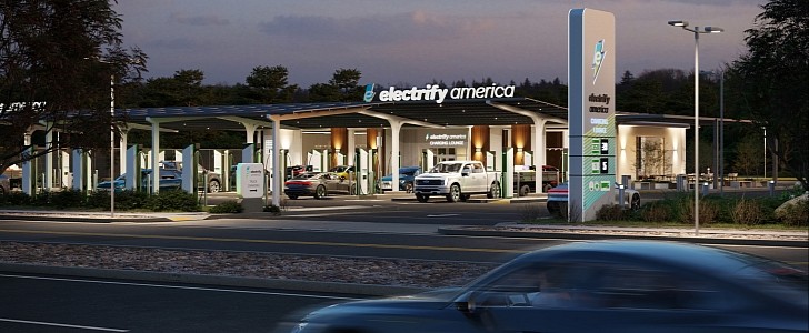The charging station of the future, according to Electrify America