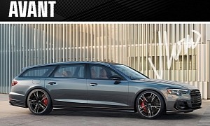 Elegant Audi S8 Avant Is a Work of Fiction, and so Is the Accompanying Coupe