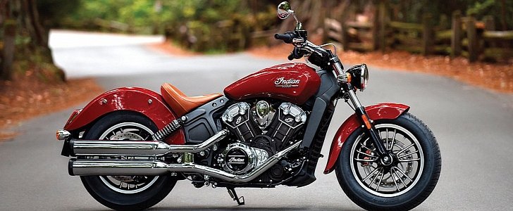 2016 Indian Scout in Wildfire Red