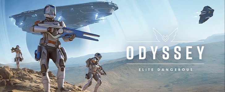Elite Dangerous: Odyssey key art