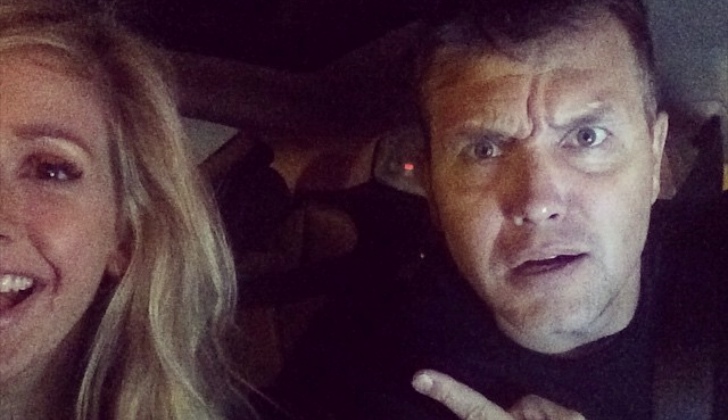 Ellie Goulding Took a Ride with Mark Hoppus' New Tesla Model S