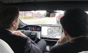 Elon Musk Gives China's Ambassador to the U.S. a Ride in Self-Driving Tesla Model S Plaid